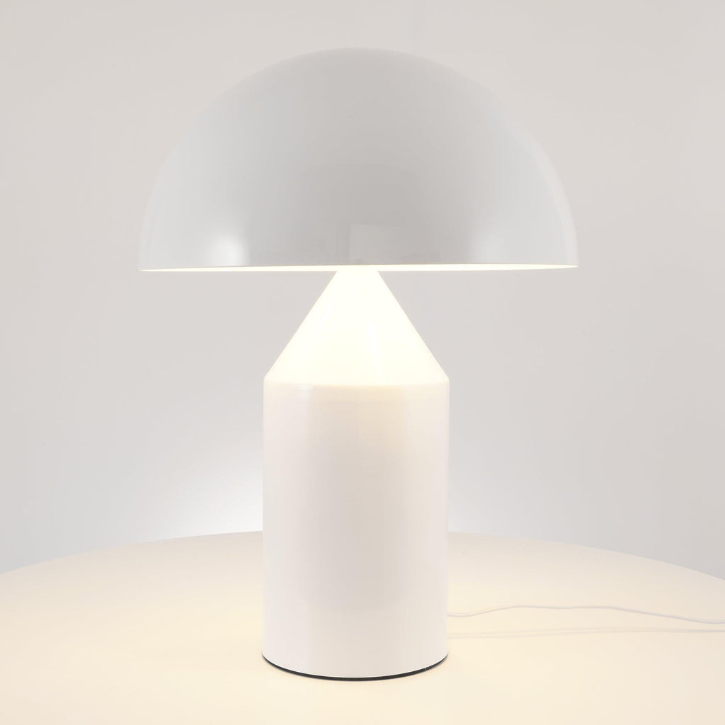 Atollo | Lunaro Sculptural Metal Table Lamp In Italian Style