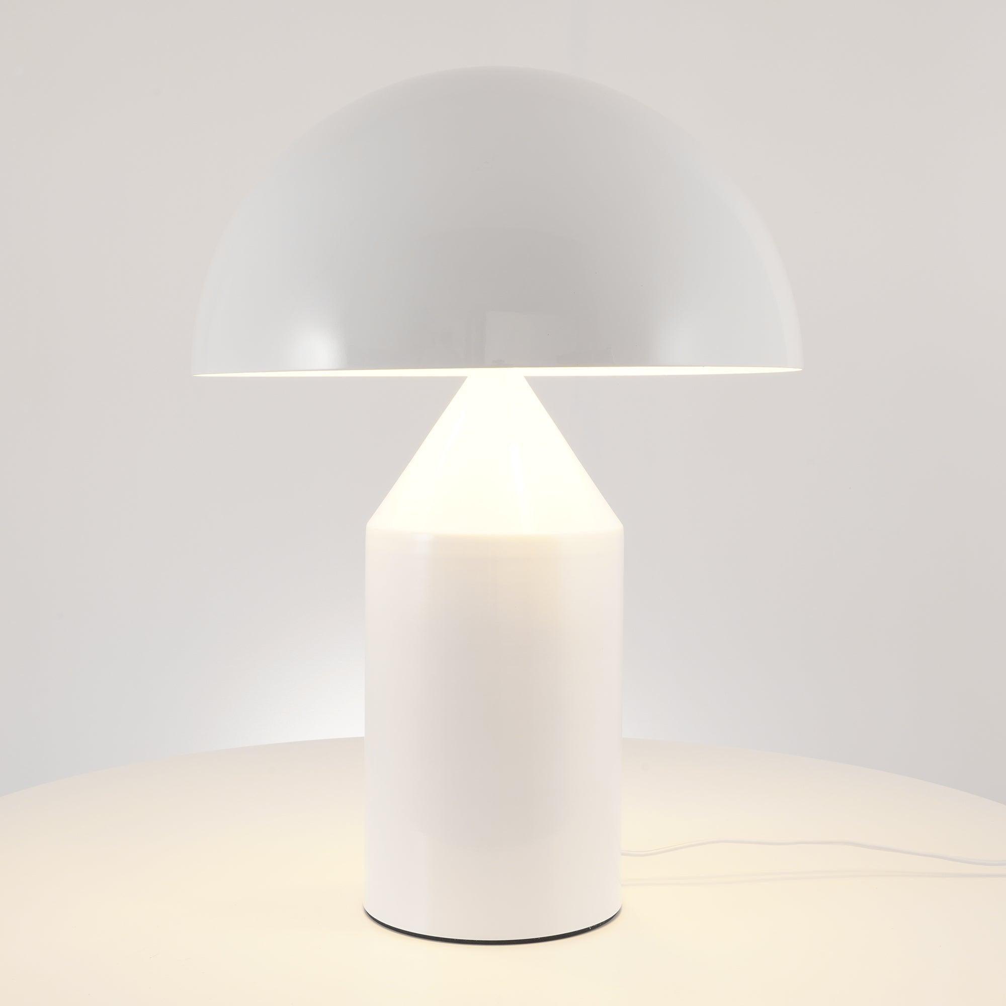 Atollo | Lunaro Sculptural Metal Table Lamp In Italian Style