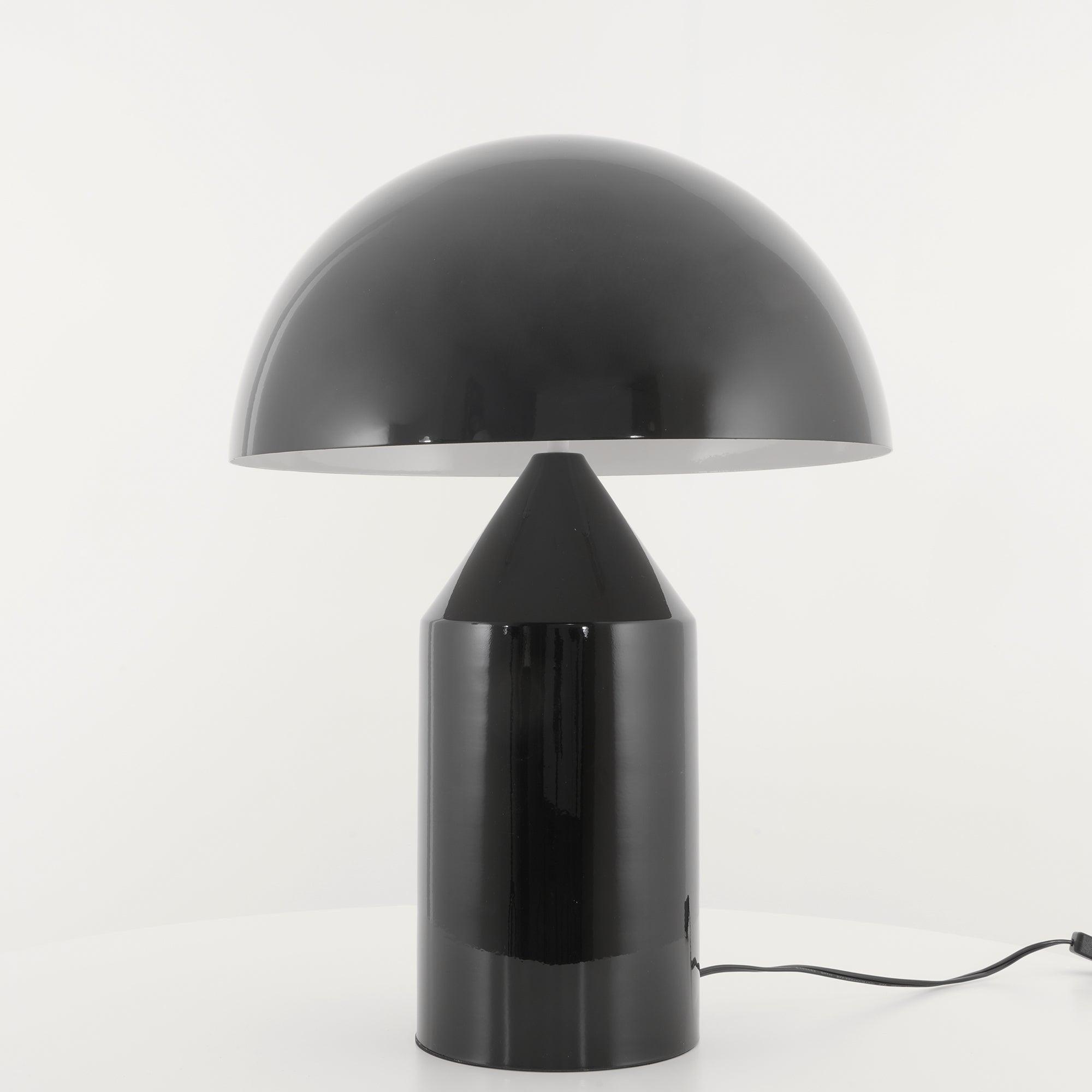 Atollo | Lunaro Sculptural Metal Table Lamp In Italian Style
