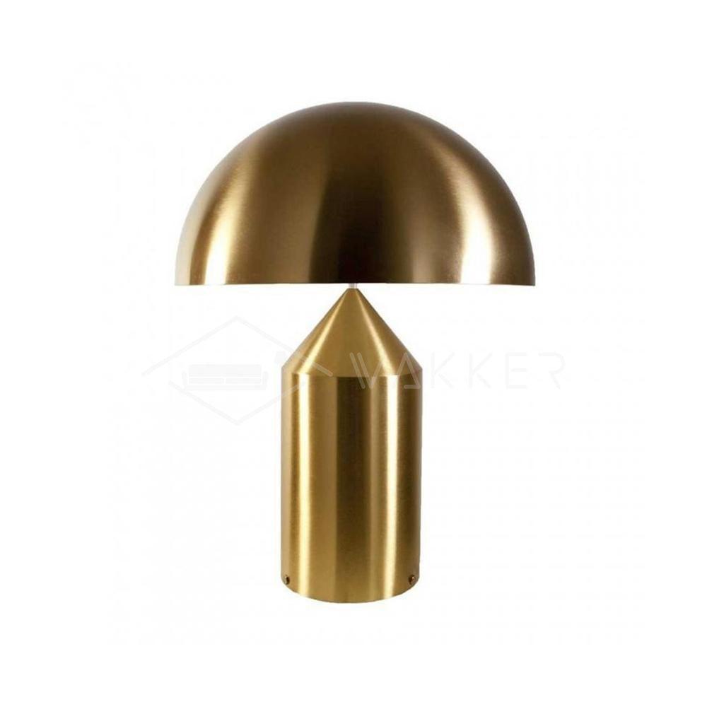 Atollo | Lunaro Sculptural Metal Table Lamp In Italian Style