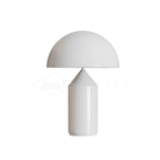 Atollo | Lunaro rzeźbiarska metalowa lampa stołowa w stylu włoskim