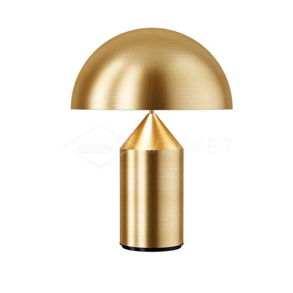 Atollo | Lunaro Sculptural Metal Table Lamp In Italian Style