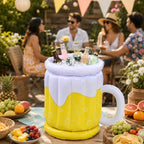 Inflatable Beer Mug Ice Bucket for Chilled Drinks at Any Party