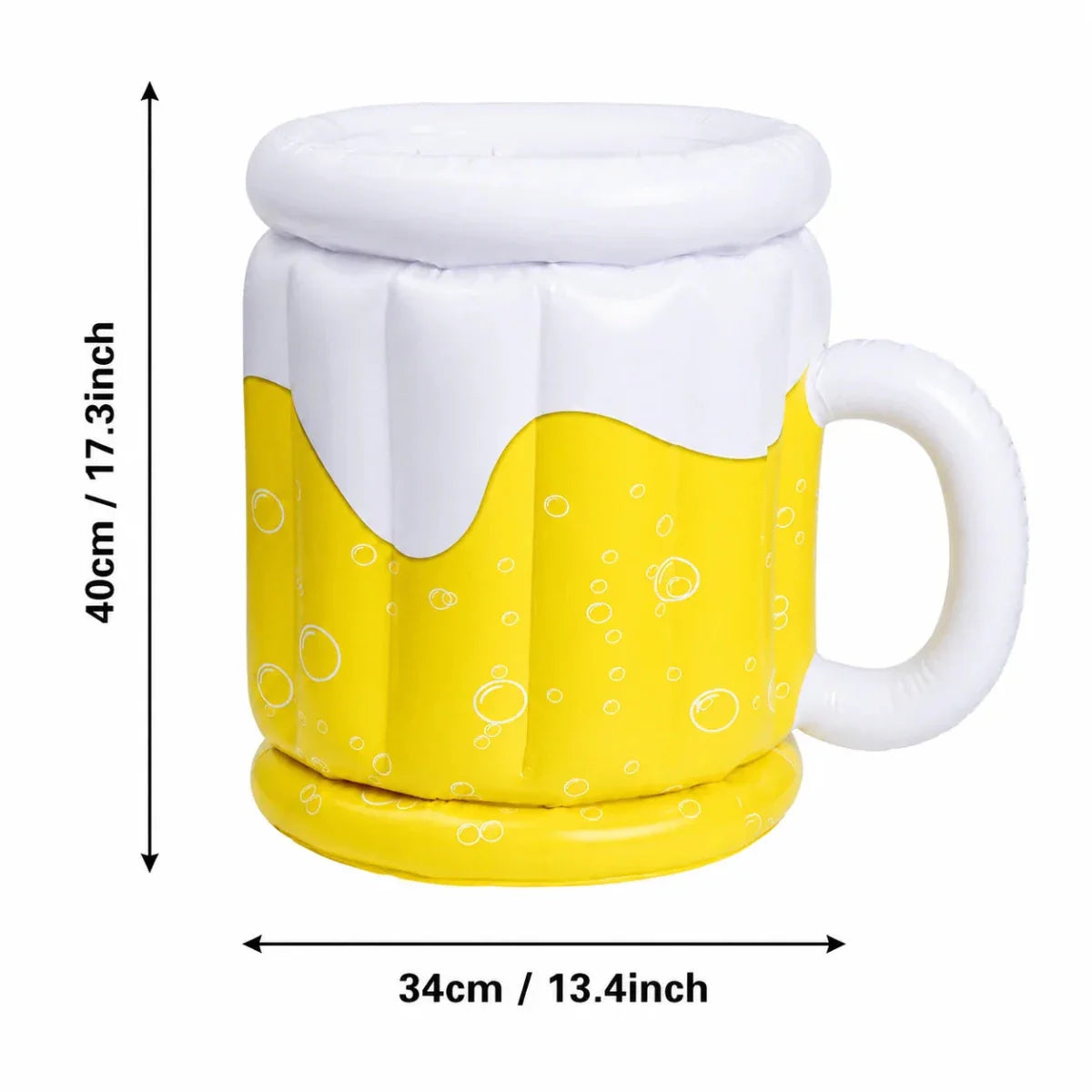Inflatable Beer Mug Ice Bucket for Chilled Drinks at Any Party