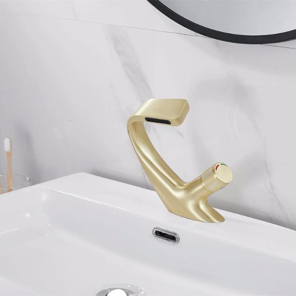 CascadeFlow Modern Waterfall Sink Faucet One-Handle