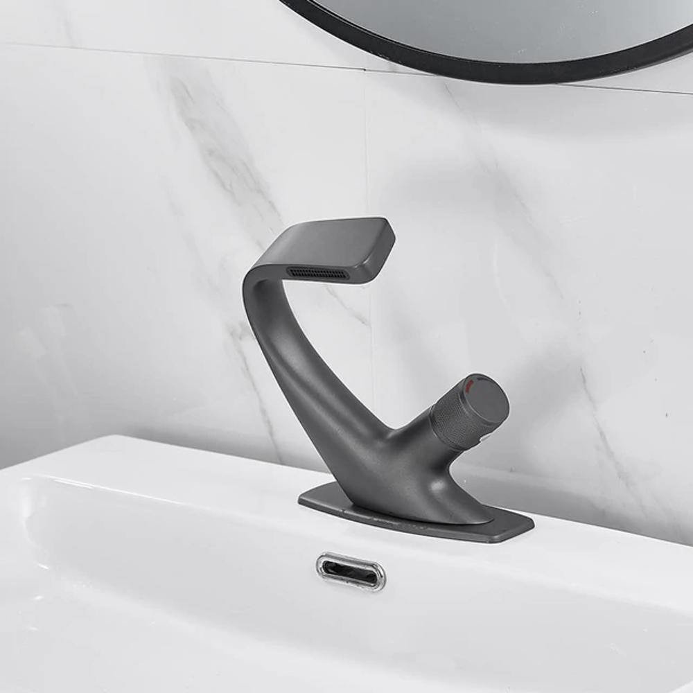 CascadeFlow Modern Waterfall Sink Faucet One-Handle