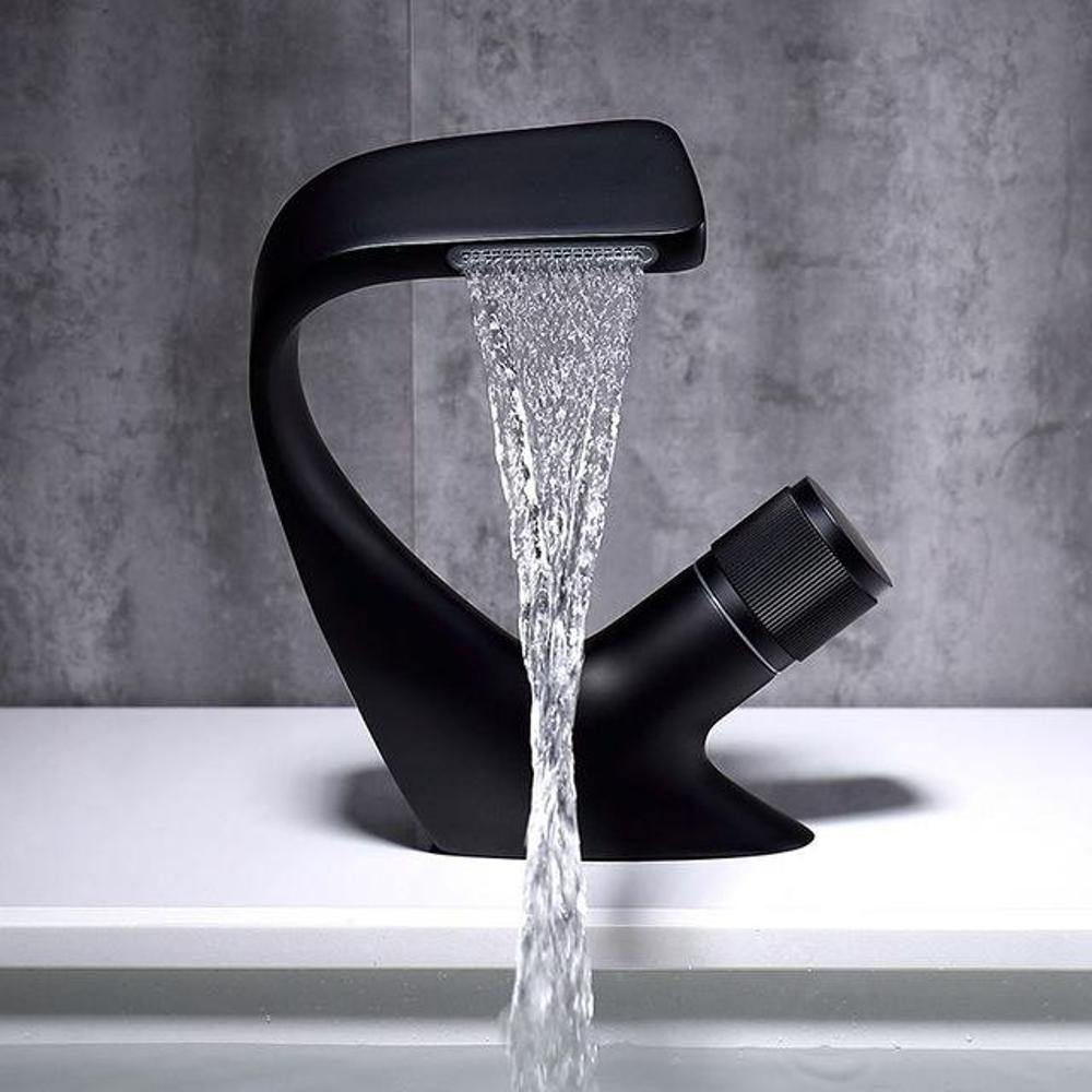 CascadeFlow Modern Waterfall Sink Faucet One-Handle