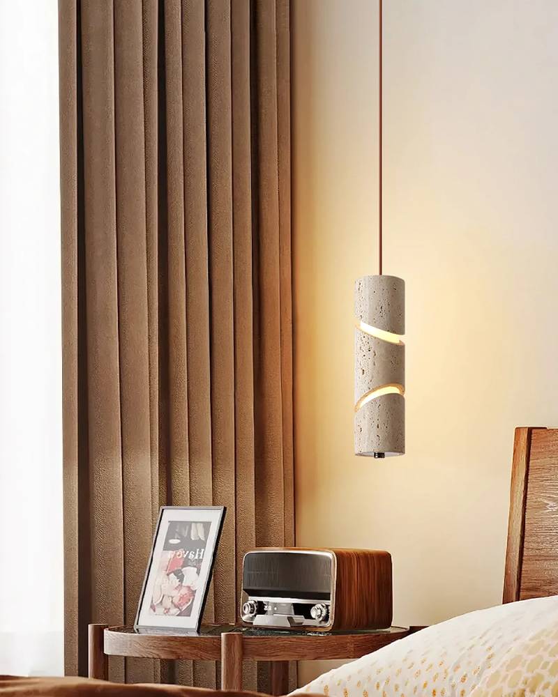 Lámpara colgante moderna con lámpara LED sencilla para iluminación ambiental cálida