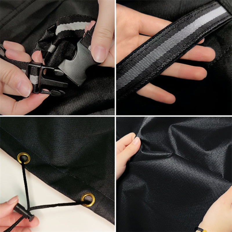 Funda redonda impermeable y resistente a los rayos UV Vellor para muebles de exterior