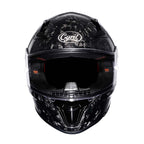 Casco de Fibra de Carbono para Ciclistas, Diseño Integral Ligero, Aprobado por DOT y ECE