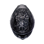 Casco de Fibra de Carbono para Ciclistas, Diseño Integral Ligero, Aprobado por DOT y ECE