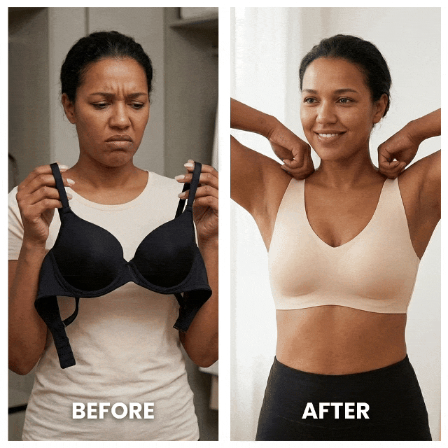 Vela Wireless Lift Seamless Bra For Everyday Wear All Day
