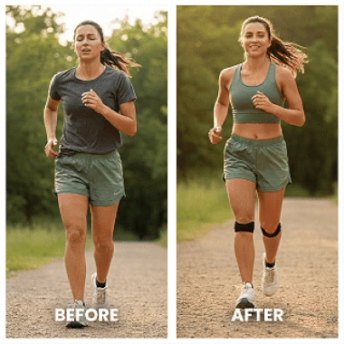 Knee Support Sleeve With Built-In Gel Pad For Comfort And Gentle Compression