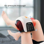 جهاز تدليك الركبة مع وسادة هوائية للعجن، علاج حراري، وضوء أحمر للاستخدام المنزلي