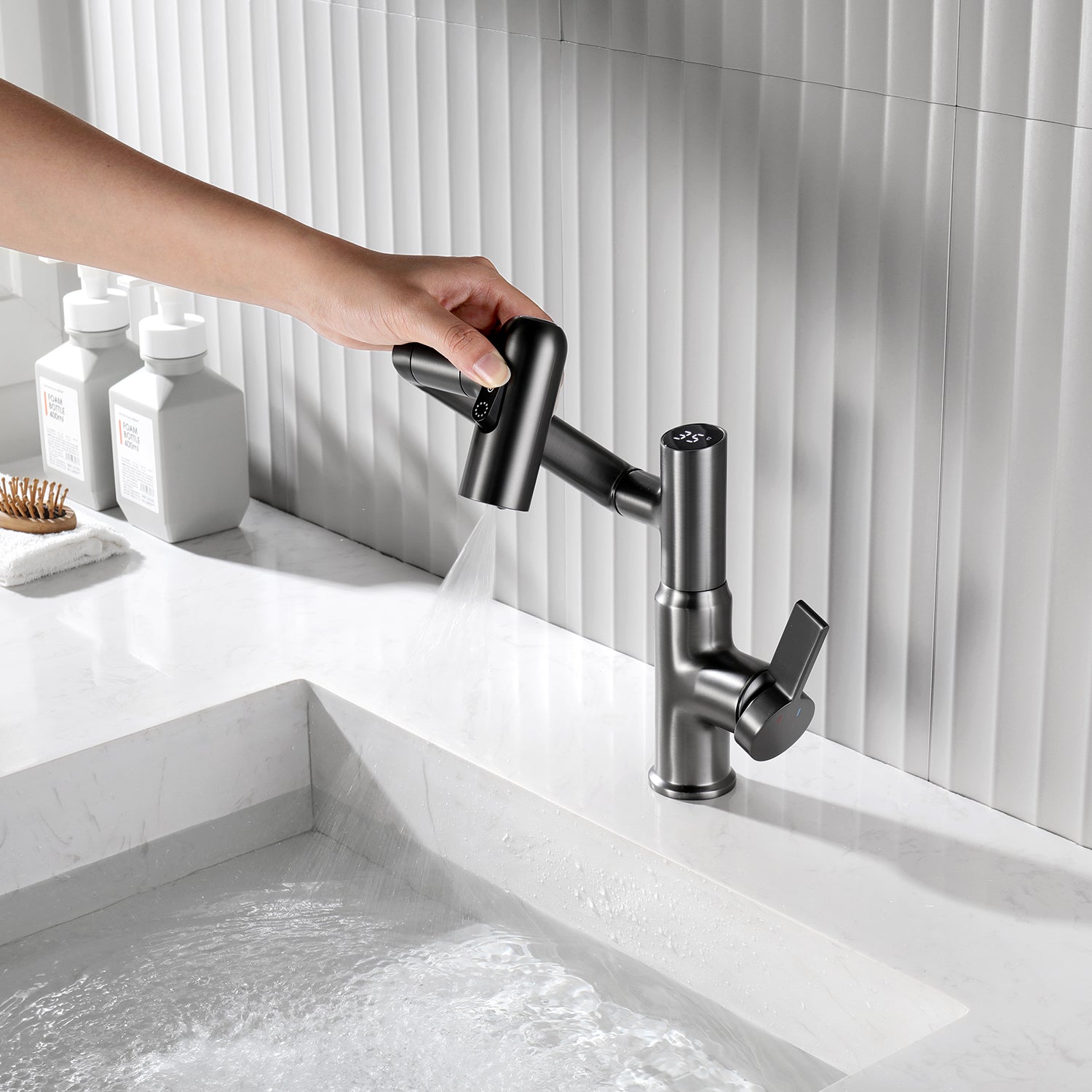 Smart Digital Basin Faucet for Hot and Cold Water | Petprovac