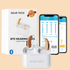 Apparecchio acustico ricaricabile Bluetooth BTE Vero con cancellazione del rumore