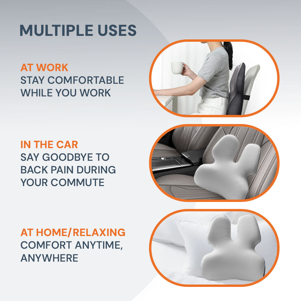 家庭用および事務所用調節可能な記憶泡腰当てクッション