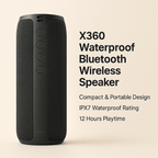 NebulaWave X360 Waterproof Dual Bluetooth Compact Speaker