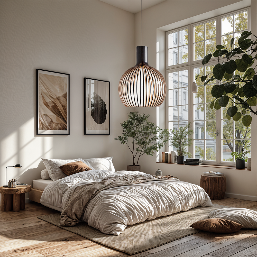 FjordLoom trebur hengelampe med justerbar ledning