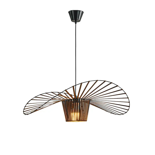 Aurelin Matte Black Hat Pendant Light Ceiling Lamp