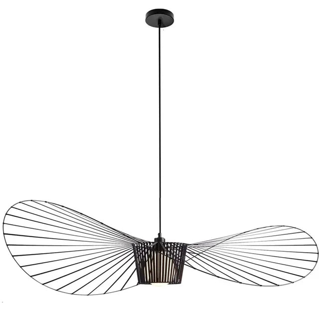 Aurelin Matte Black Hat Pendant Light Ceiling Lamp