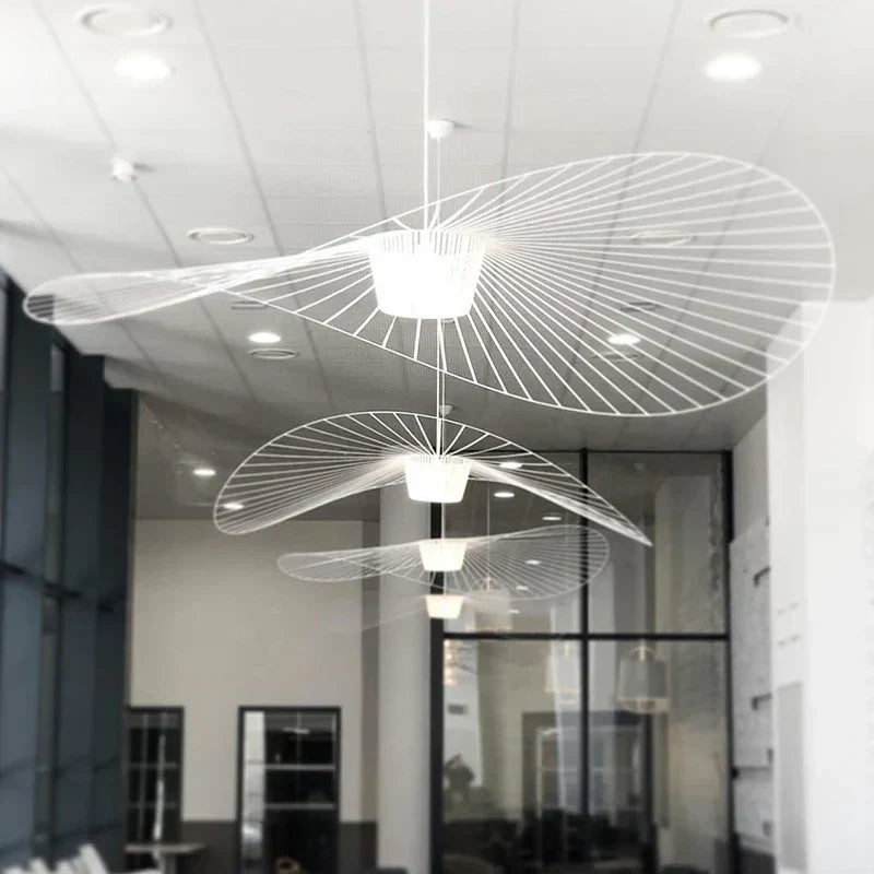 Aurelin Matte Black Hat Pendant Light Ceiling Lamp