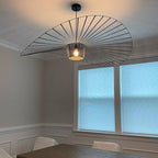 Aurelin Matte Black Hat Pendant Light Ceiling Lamp