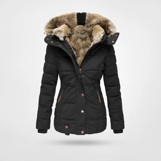 GlacierGuard warme wasserdichte Winterjacke mit Kapuze