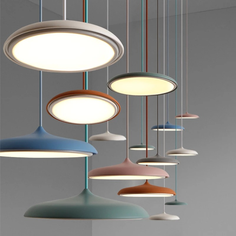 Norden Disc LED Pendant Light Scandinavian Minimal Lamp