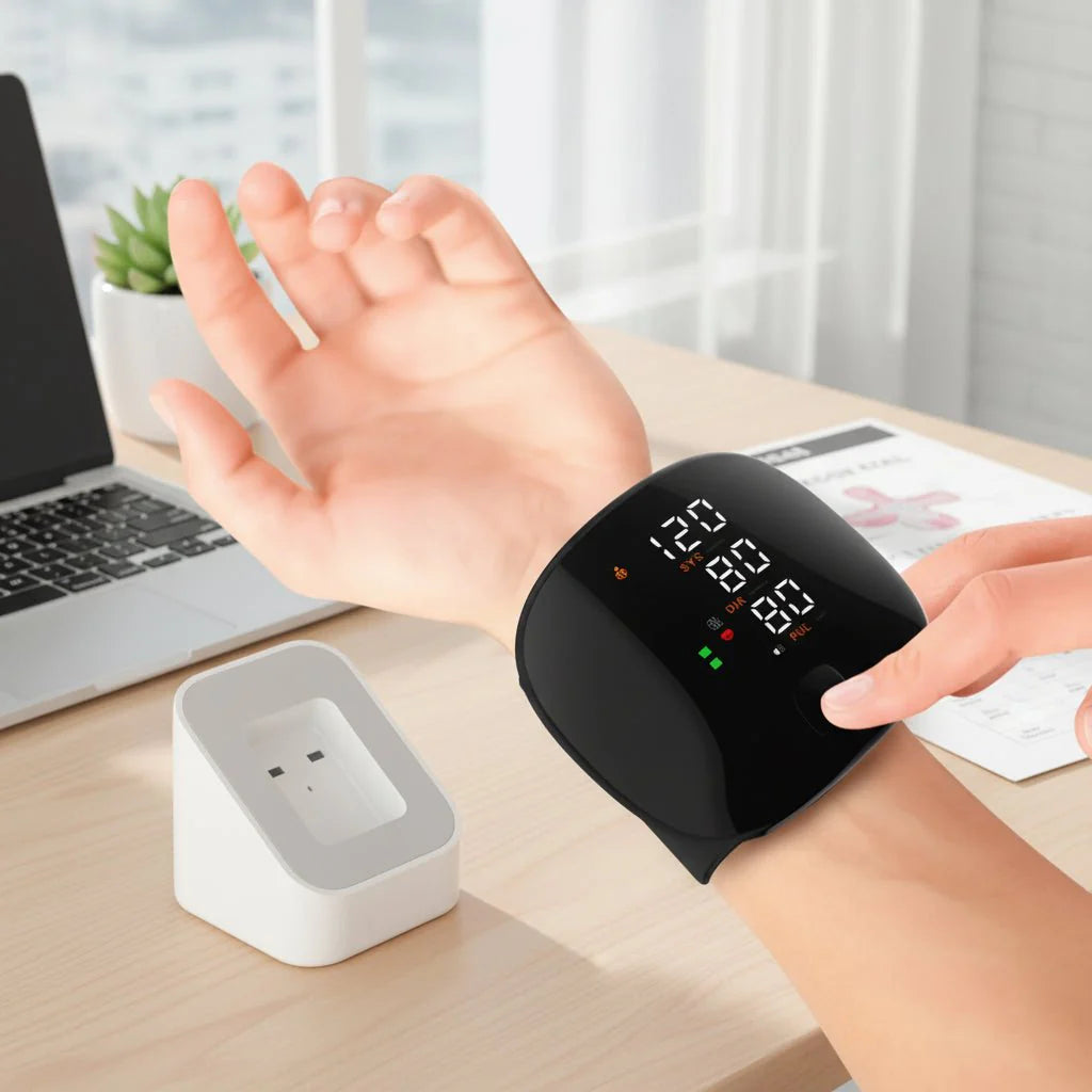 Dobíjecí náramkový monitor s velkým digitálním displejem