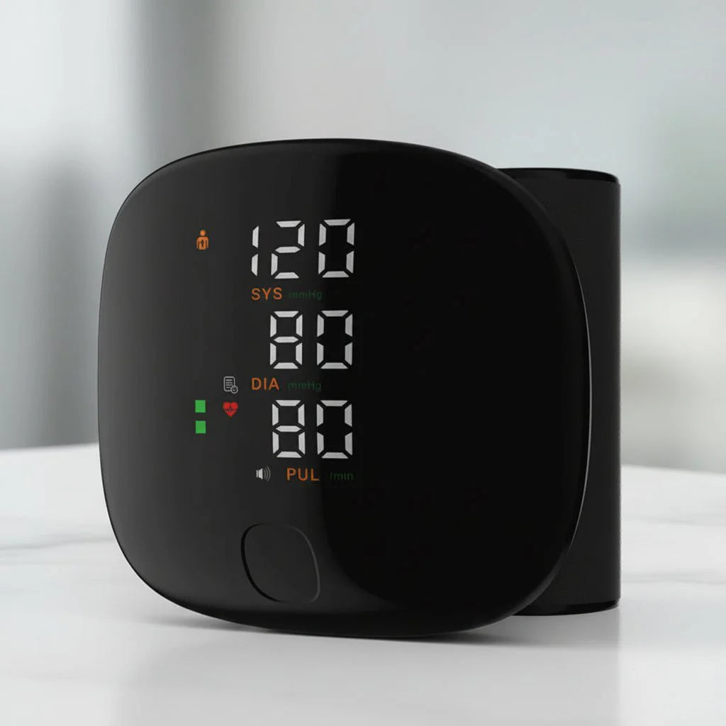 USB Rechargeable Wrist Blood Pressure Meter For Home Use