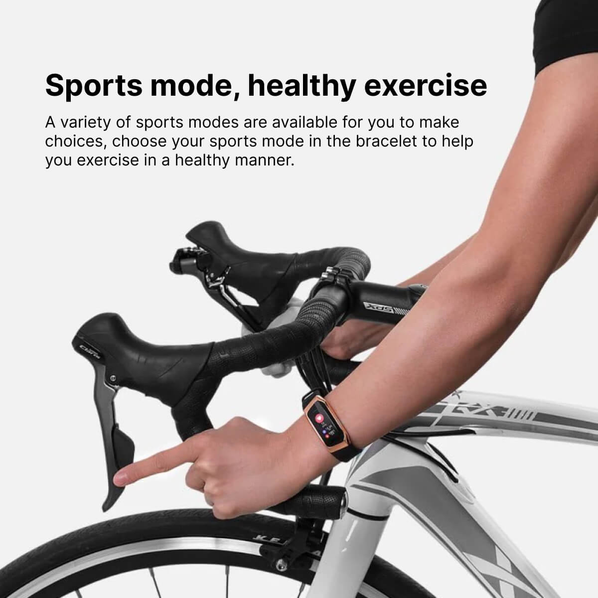 VitaTrack Smartwatch Blood Pressure and Heart Rate Monitor