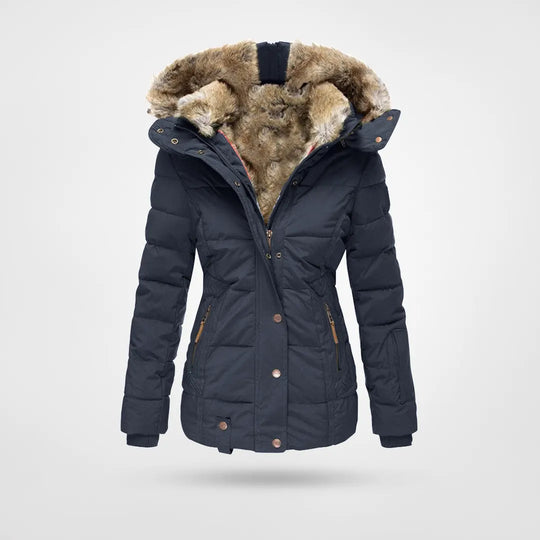 GlacierGuard warme wasserdichte Winterjacke mit Kapuze