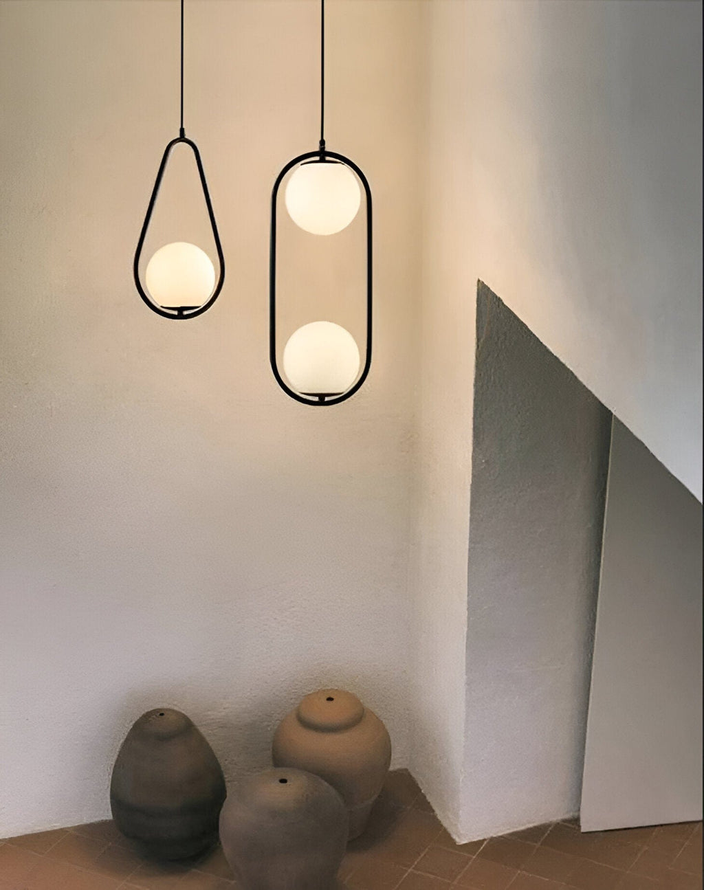 LumaSphere | Lampu Gantung LED Bola Kaca | Petprovac