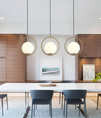 LumaSphere | Lampu Gantung LED Bola Kaca | Petprovac