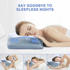 SomniCurve Nakkepude i Hukommelsesskum med Kølende Betræk