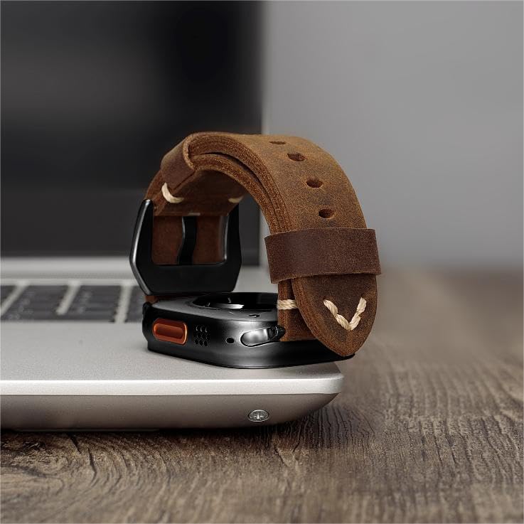 Curea din piele vintage Marlowe pentru Apple Watch | Petprovac
