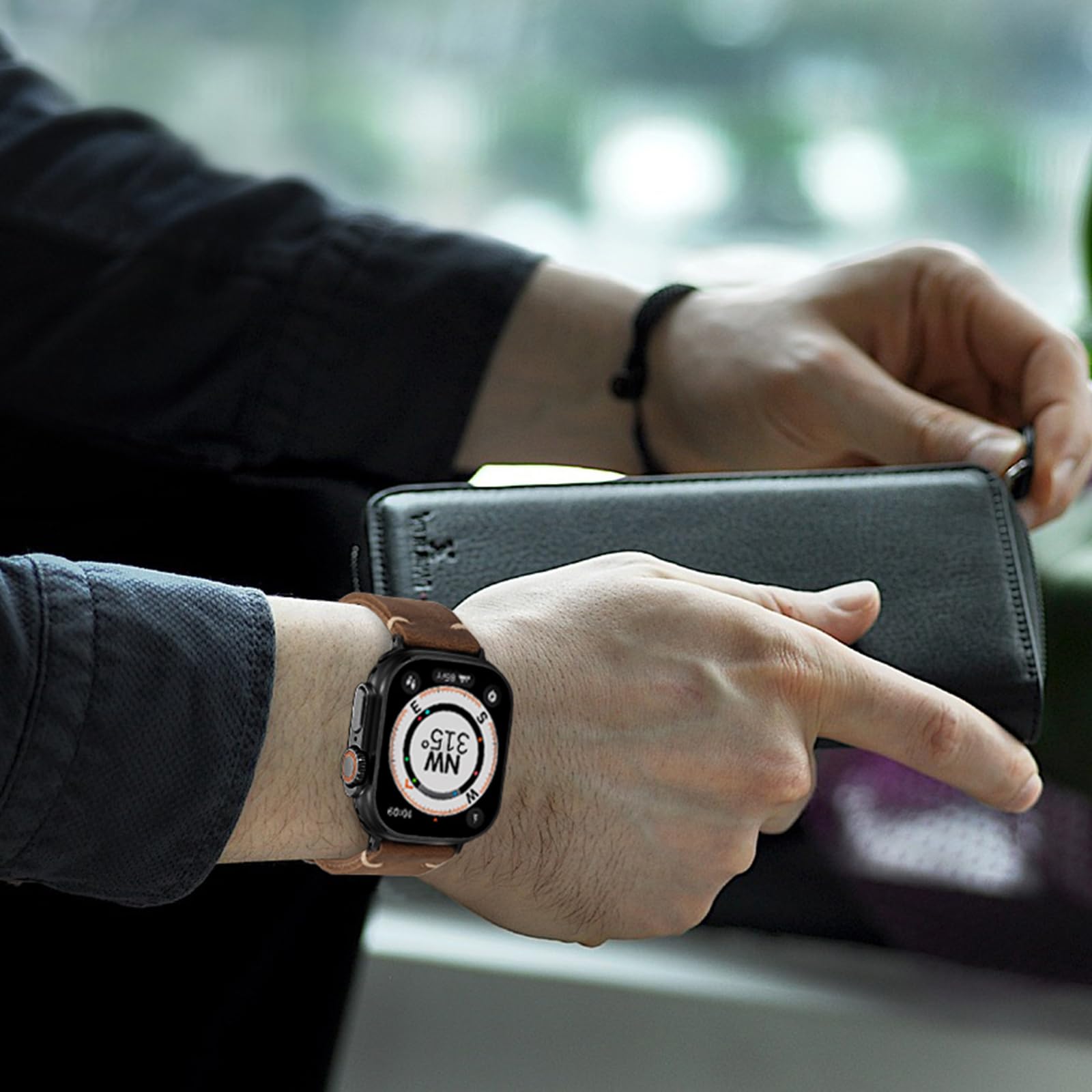 Curea din piele vintage Marlowe pentru Apple Watch | Petprovac