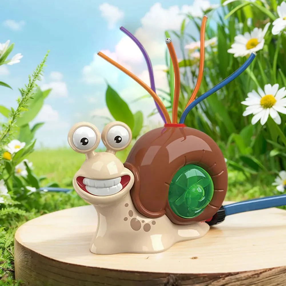 Colorful Snail Water Sprinkler for Joyful Garden Fun