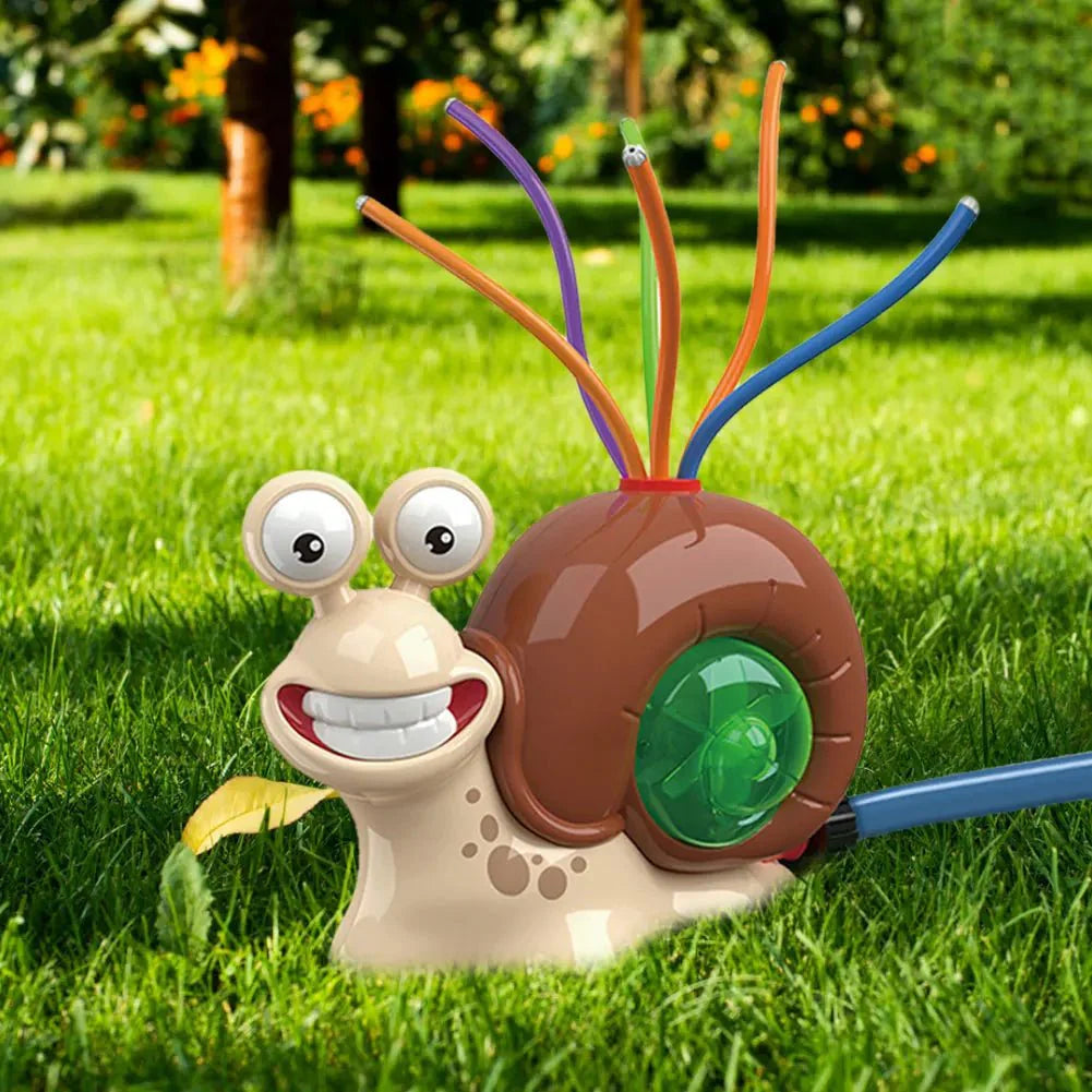 Colorful Snail Water Sprinkler for Joyful Garden Fun
