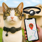 Collare GPS per Gatti Riflettente a Rilascio Rapido per Visibilità