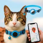 Collare GPS per Gatti Riflettente a Rilascio Rapido per Visibilità