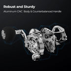 بكرة صيد Petprovac 300 موديل منخفض الارتفاع للبث بالطعوم