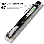 Frostline Lineær Udendørs Væglampe med Akrylglas