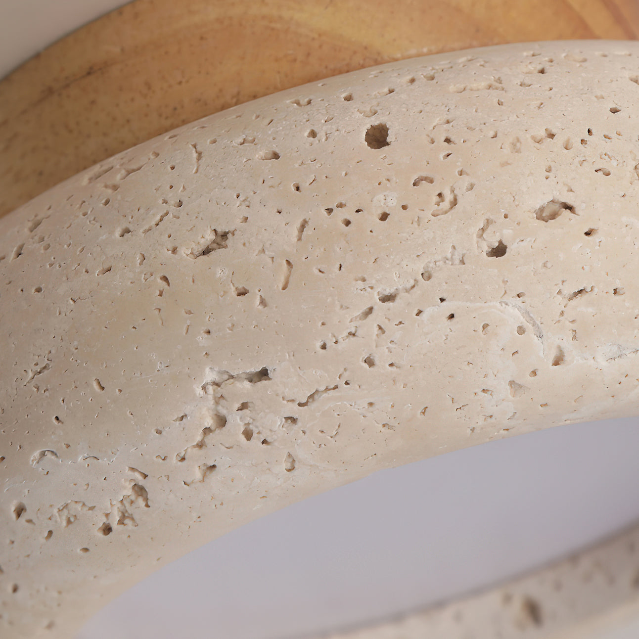 テラリュクス リングシーリングライト トラバーチンウッド ミニドーナツ