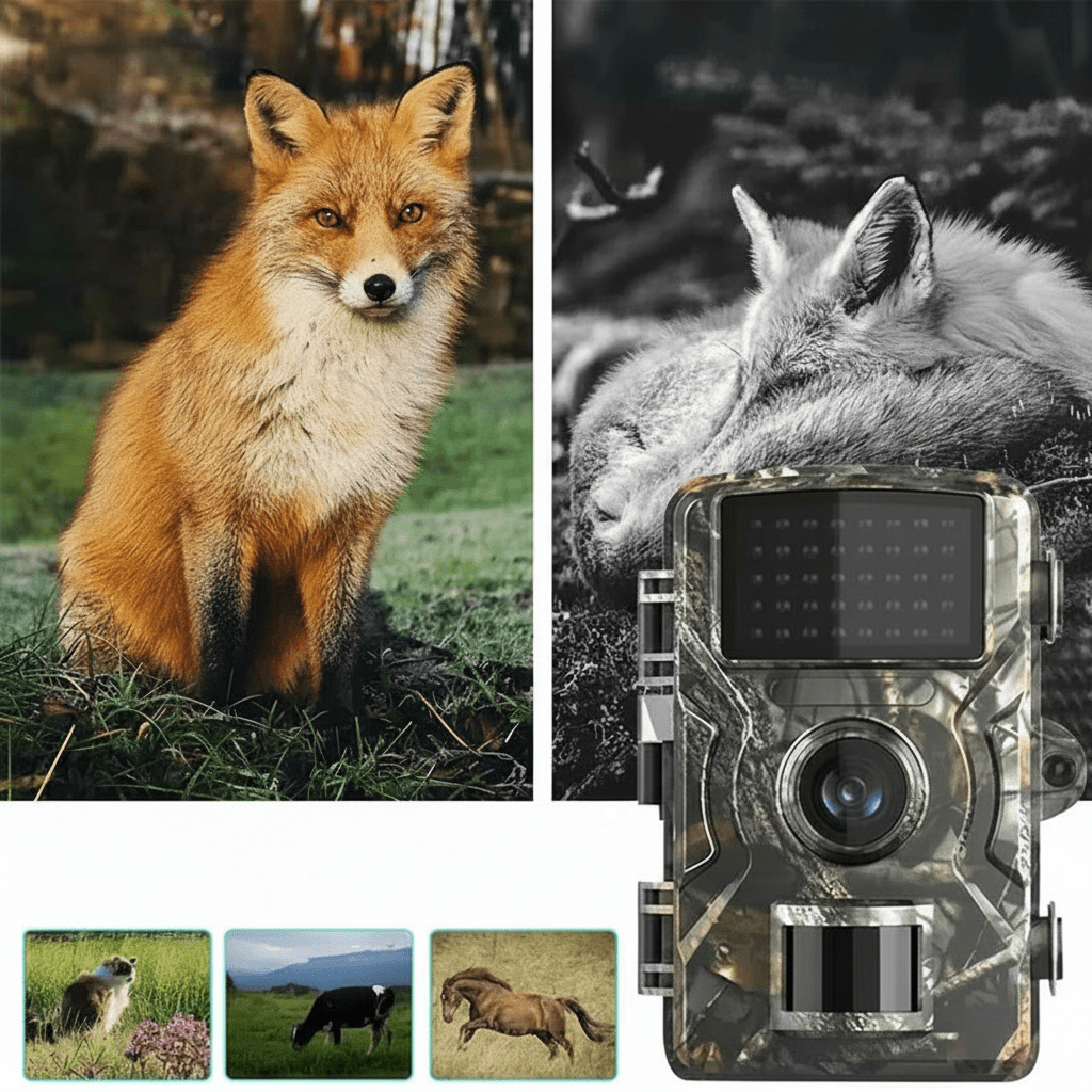Robuste Wildkamera mit Nachtsichtfunktion