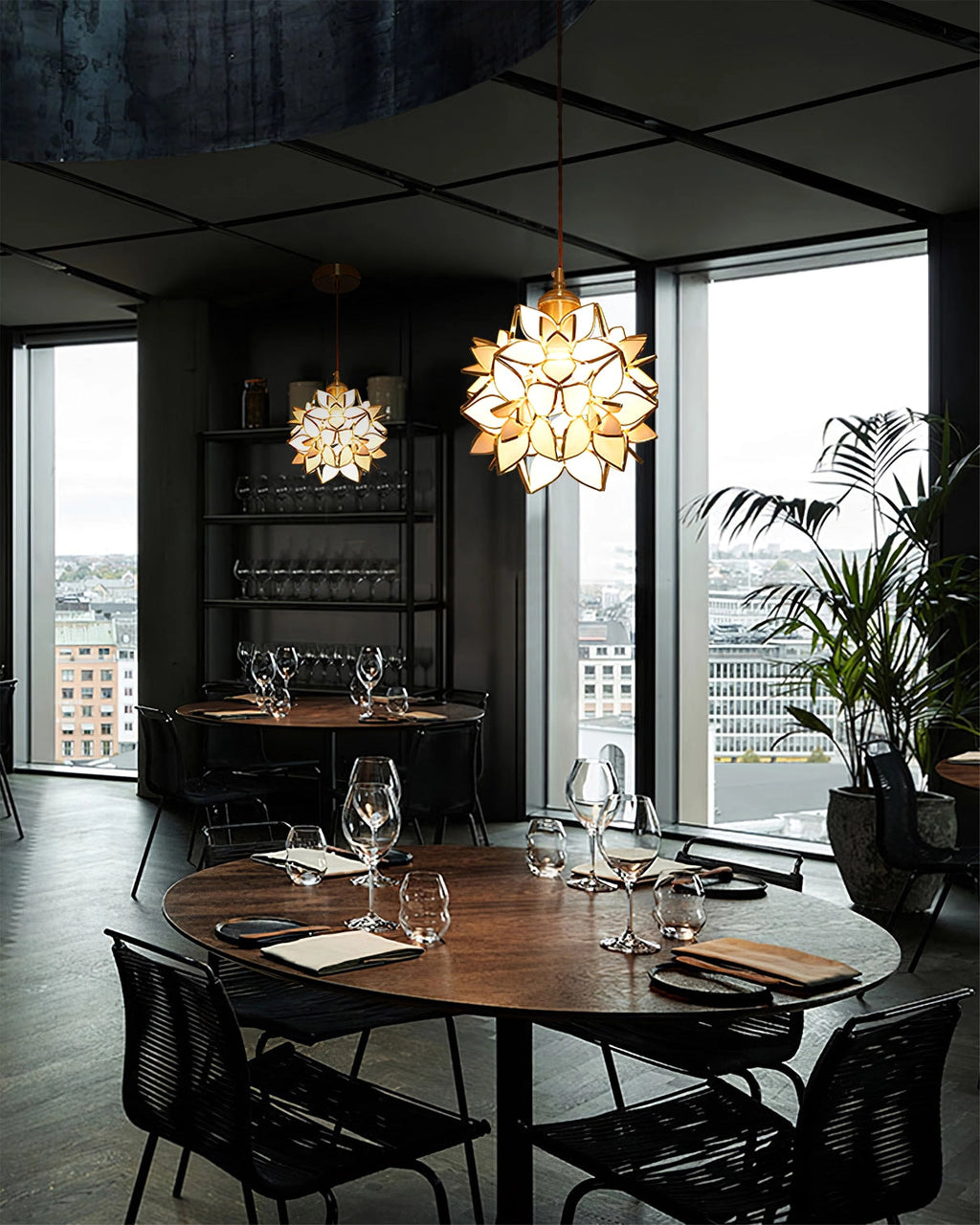 Lámpara colgante de Capiz | Petprovac