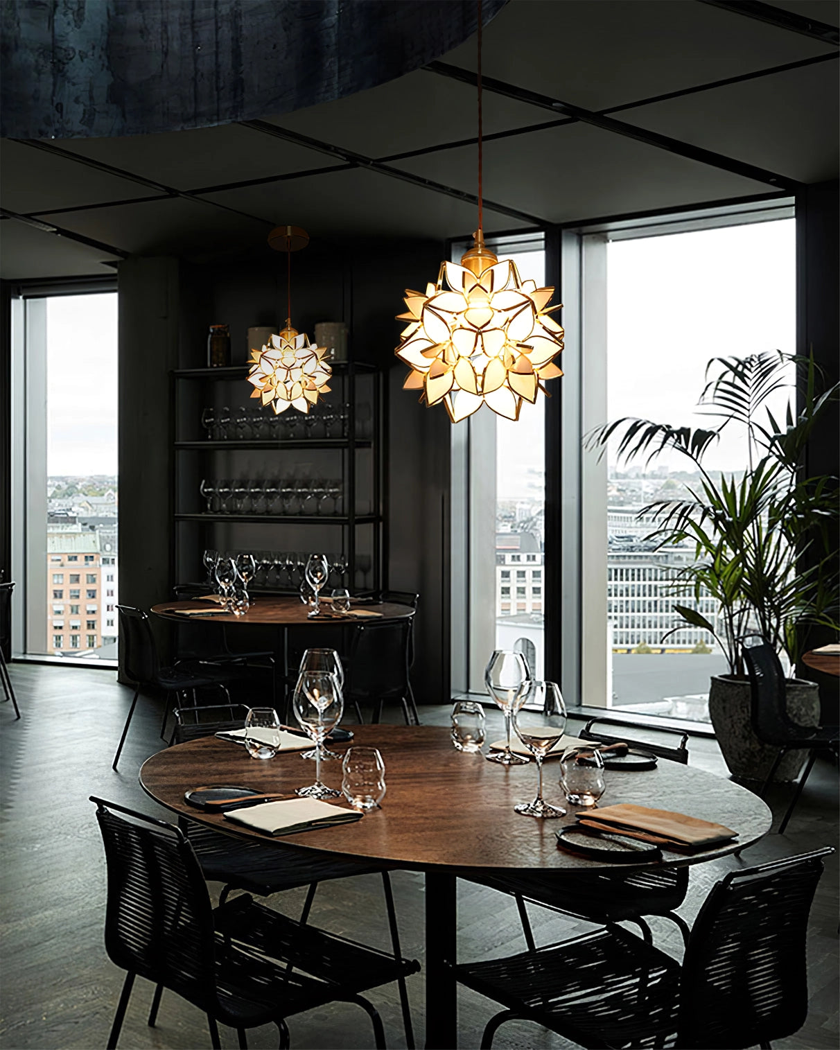 Lámpara colgante de Capiz | Petprovac