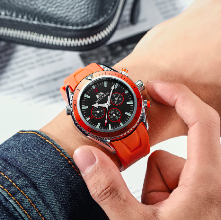 Pánské automatické mechanické hodinky Trevon s gumovým páskem | Petprovac