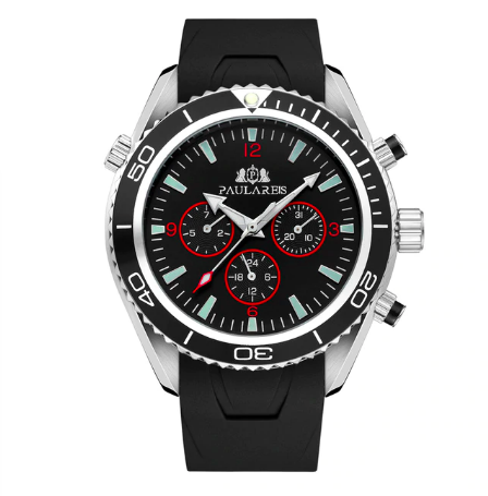 Pánské automatické mechanické hodinky Trevon s gumovým páskem | Petprovac